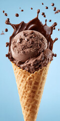 Ice cream commercial photography