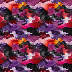 Abstract Watercolor Texture: An artistic display featuring vibrant color blending, perfect for fabric patterns, wallpaper, and various creative design applications.