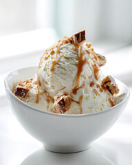 Ice cream commercial photography