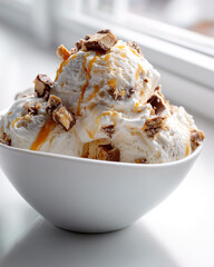 Ice cream commercial photography