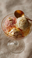Ice cream commercial photography