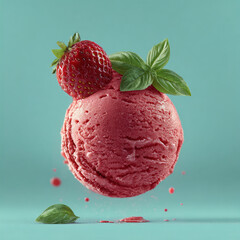 Ice cream commercial photography