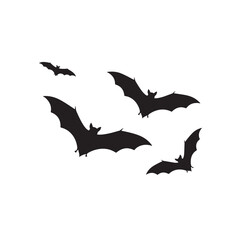 Naklejka premium halloween bat and bats