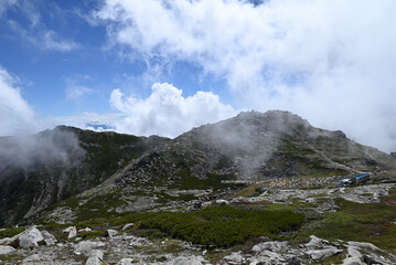 Climbing Mt. Kiso-Komagatake, Nagano, Japan