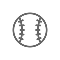 Baseball icon illustration for sports design／スポーツデザイン向けの野球ボールアイコンイラスト