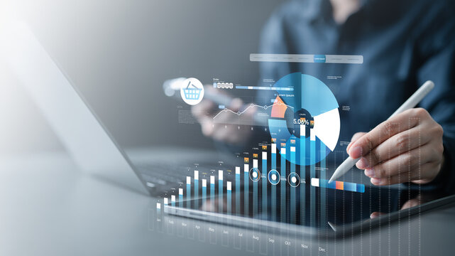 ecommerce, orders, admin, table, status, fulfill, Hand using digital tablet with ecommerce dashboard showing orders, sales data, charts, and transaction analysis for online business management.