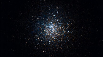 Fototapeta premium A stunning globular cluster shines brightly against the dark expanse of space