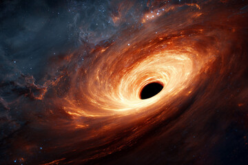 Trou noir en accr&eacute;tion entour&eacute; d'un disque  interne de gaz chaud