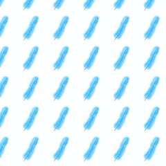 seamless pattern of hand prints ,Fluffy blue grass