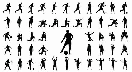 silhouettes of people