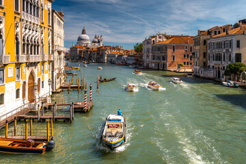 Venice &ndash; City of Canals and Bridges. Traditional Venetian Buildings with Boats and Bridges. Romantic Venice, Italy &ndash; The Floating City