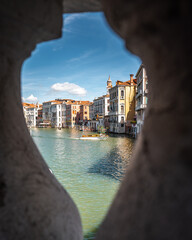 Venice &ndash; City of Canals and Bridges. Traditional Venetian Buildings with Boats and Bridges. Romantic Venice, Italy &ndash; The Floating City