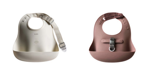 Baby bibs for messy mealtime fun home product, isolated on transparent background, png set