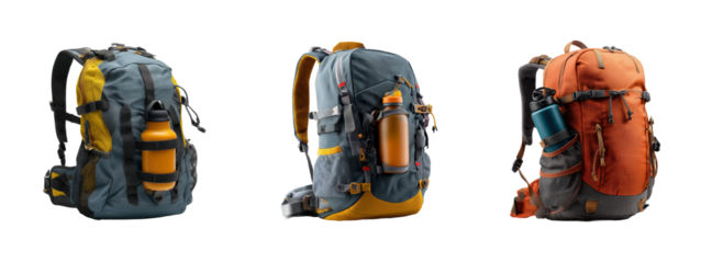 Adventure gear hiking backpacks product showcase