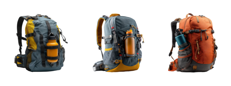 Adventure gear hiking backpacks product showcase