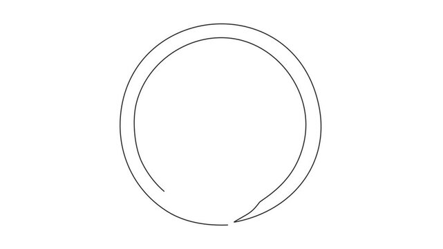 Animated self drawing of continuous line draw. car tires with alloy wheel rim, tire fitting service and sale advertisement poster.	Full length one line animation. 4K 