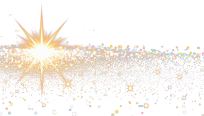 Sunlight burst shine glow transparent PNG clipart effect