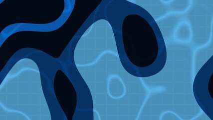 Blue gradient fluid shapes gently ripple across the screen creating a modern background animation with grid overlay that exudes a sense of contemporary elegance and inspired movement.