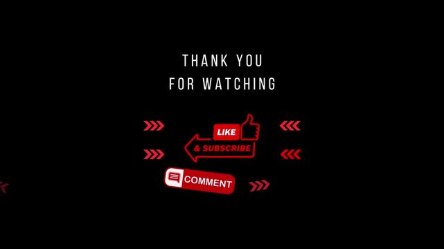 youtube outro like comment share subscribe subscribed call to action icons