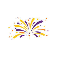 Colorful fireworks display for celebrations and festivals