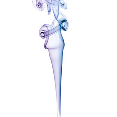 Abstract smoke swirls against a transparent background artistic vapor formation for graphic design and visual effects