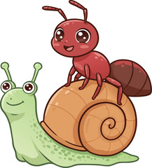 Ant and Snail Ride