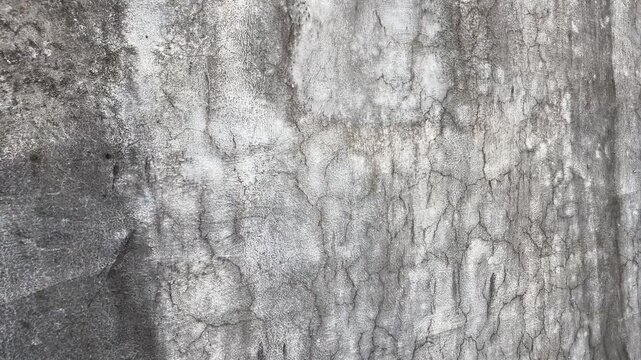 Wall Damaged by Rain | Small Cracks and Faded Paint Close-Up