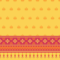 Geometric with floral pattern background, ceramic tile pattern, Indian pattern, tile design, wrap, abstract, carpet, floral style