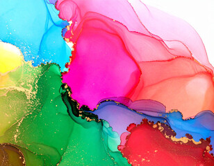Colorfully painted background with vivid brush strokes and abstract design, symbolizing creativity, expression, and artistic inspiration.