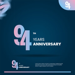 94th anniversary logo design