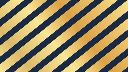 Golden diagonal stripes on dark blue background create a luxurious pattern