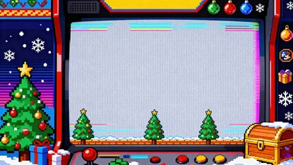 Retro Christmas Arcade Game
