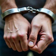 hands in handcuffs