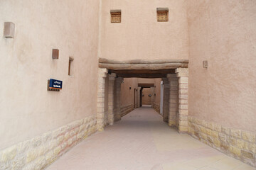 Cityscape of Qasr Al Hokm District (Bayt Al Raha Alley), Riyadh, Saudi Arabia