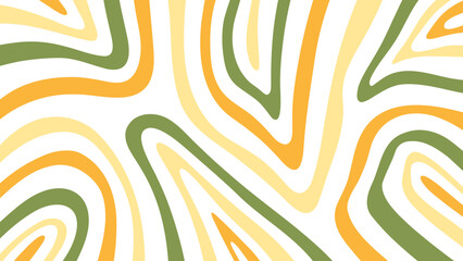 Abstract Retro Wavy Lines Pattern