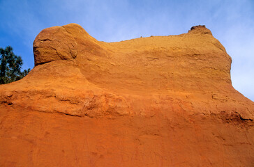 Fototapeta premium Les ocres de Roussillon, Parc naturel régional du Luberon, 84, Vaucluse, France
