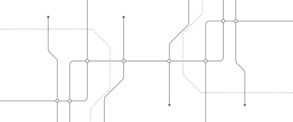 Vector digital tech line pattern design with crossed lines and dots.