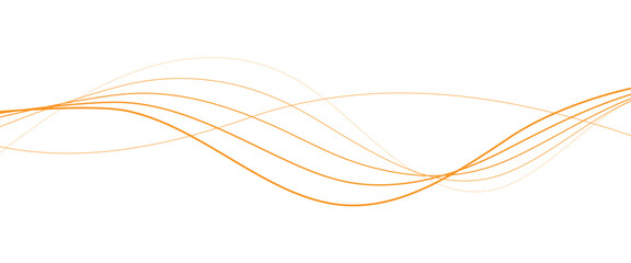Vector abstract curves flowing wave for banner design
