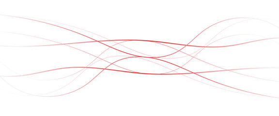 Vector abstract curves flowing wave for banner design