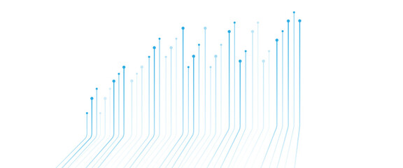 Vector abstract technology circuit line background
