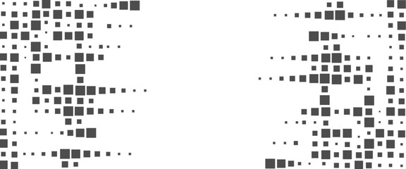 Vector abstract artwork technology style geometric squares pattern design