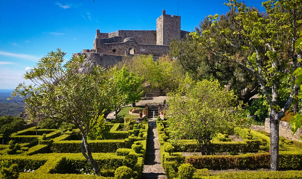 Walled Serenity: Garden Gateway to Marv&atilde;o&rsquo;s Mountain Fortress in Portugal