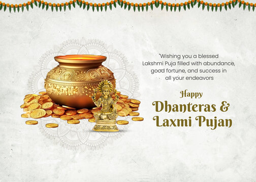 Happy Dhanteras and Laxmi Pujan