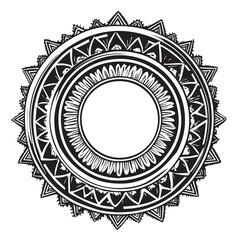 round ornamental frame