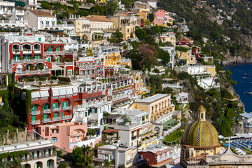 Positano on the Amalfi Coast, Campania, Italy