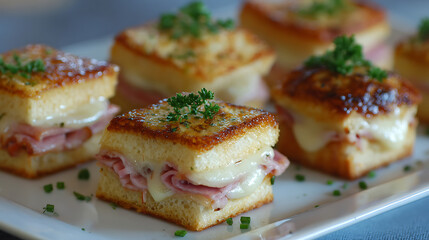 Delicious Croque Monsieur Bites A Savory and Elegant Appetizer Option