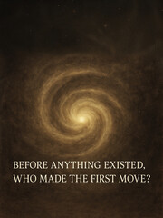 Sufi-Inspired Poster Asking: Who Existed Before the Universe—and Had the Power to Bring It Into Being?