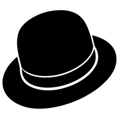bowler hat silhouette