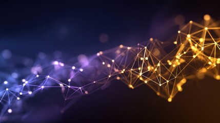 Abstract Network of Interconnected Nodes and Lines