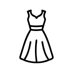 wedding dress on white background